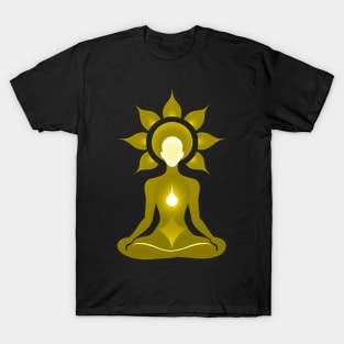 Aura Gold Meditation 07 T-Shirt